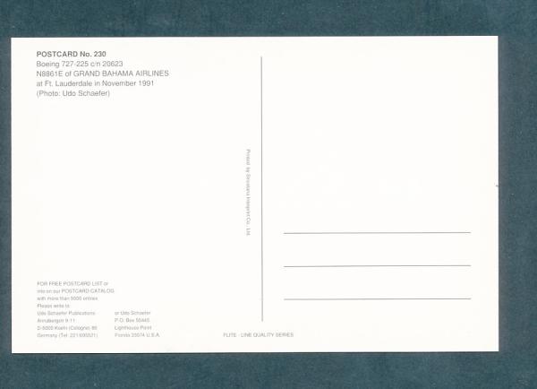 BAHAMA AIRLINES  Boeing 727-225